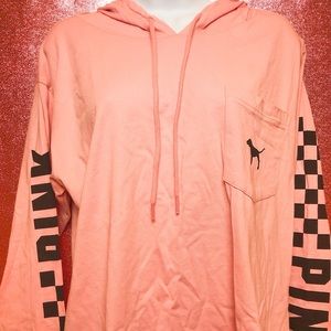 Victoria Secret Pink sweatshirt w/pocket & hoodie